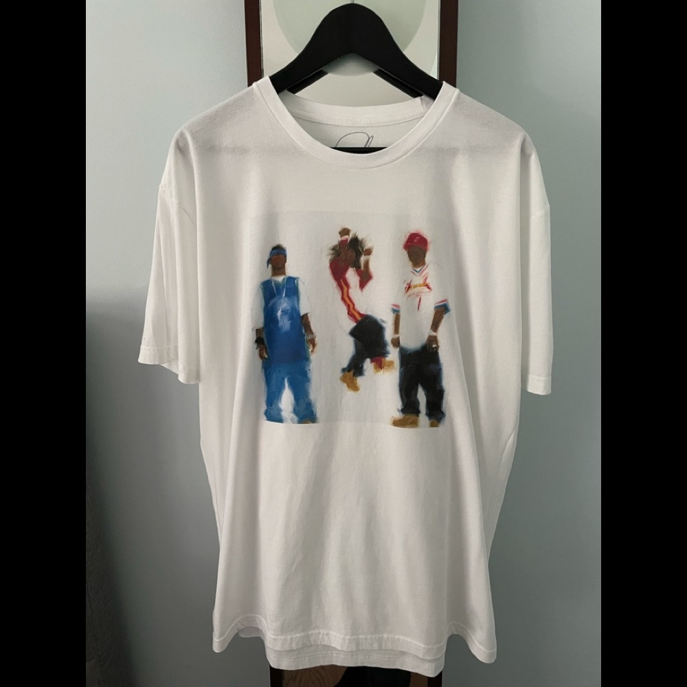 Men’s Dipset Hip Hop White T Shirt Size Large